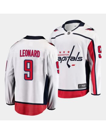 Ryan Leonard #9 Washington Capitals 2023 NHL Draft Away Breakaway Men Jersey - White