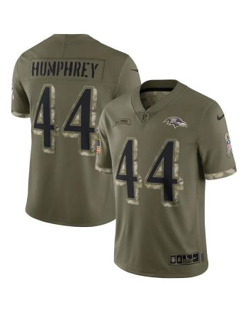 Marlon Humphrey Baltimore Ravens 2022 Salute To Service Limited Jersey - Olive