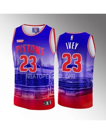 Jaden Ivey 23 Detroit Pistons NBA & KidSuper Studios Unisex Hometown Jersey