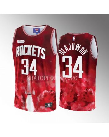 Hakeem Olajuwon 34 Houston Rockets NBA & KidSuper Studios Unisex Hometown Jersey