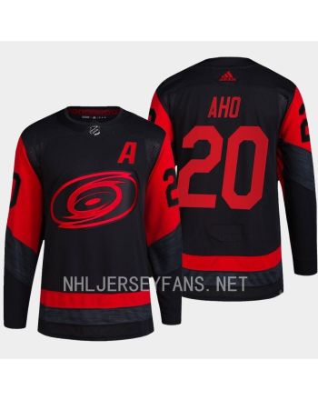 Sebastian Aho 20 Carolina Hurricanes 2023 Jersey Stadium Series Black Breakaway