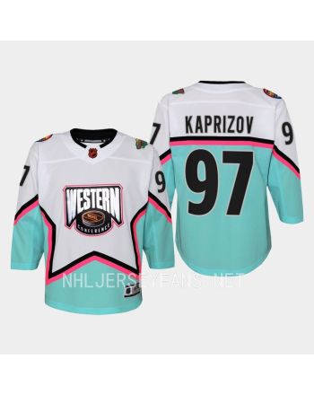 Kirill Kaprizov 97 Minnesota Wild 2023 All-Star Game Jersey White Equipment