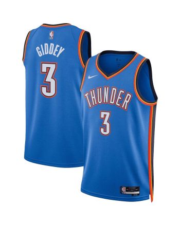 Josh Giddey 3 Oklahoma City Thunder Men 2022/23 Swingman Jersey - Icon Edition