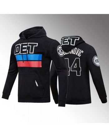 Bojan Bogdanovic Detroit Pistons 2022-23 Statement Edition Hoodie Black Pullover