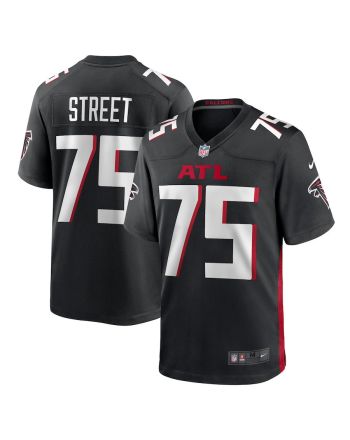 Kentavius Street 75 Atlanta Falcons Game Men Jersey - Black