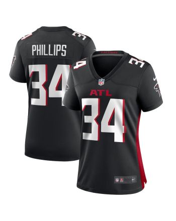 Clark Phillips III 34 Atlanta Falcons Game Women Jersey - Black