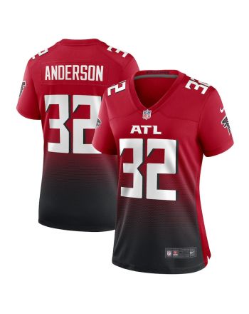 Jamal Anderson 32 Atlanta Falcons Women Retired Game Jersey - Red