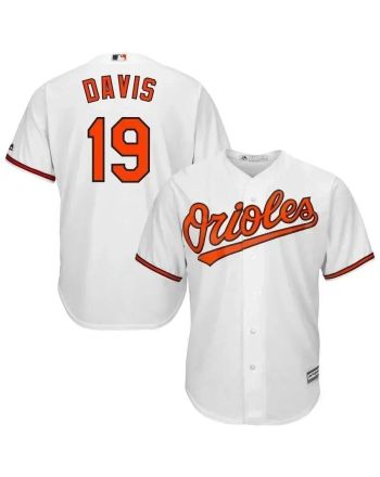 Chris Davis Baltimore Orioles Cool Base Player Jersey - White