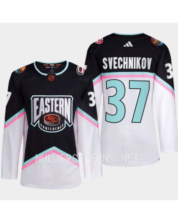 Andrei Svechnikov 37 Carolina Hurricanes Black Jersey 2023 All-Star Eastern Conference