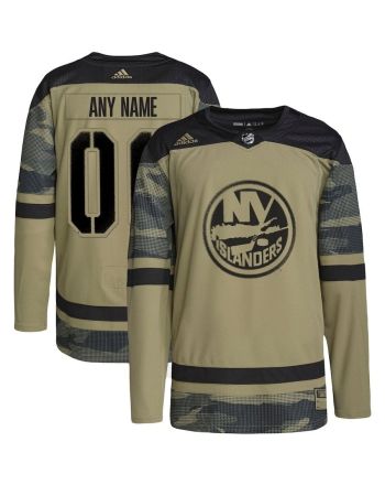 New York Islanders Military Appreciation Team Custom Practice Jersey - Camo