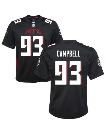 Calais Campbell 93 Atlanta Falcons Youth Game Jersey - Black