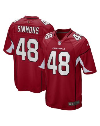 Isaiah Simmons 48 Arizona Cardinals Men Game Jersey - Cardinal