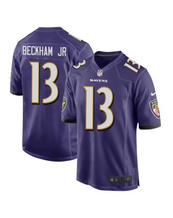 Odell Beckham Jr. 13 Baltimore Ravens Game Men Jersey - Purple