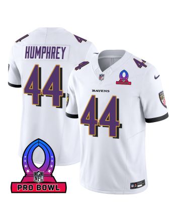 Marlon Humphrey 44 Baltimore Ravens 2024 Pro Bowl Patch Game Men Jersey - White