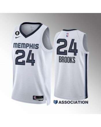 Dillon Brooks 24 Memphis Grizzlies 2022-23 Association Edition White Jersey