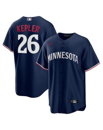 Max Kepler 26 Minnesota Twins Team Logo Alternate Men Jersey - Navy