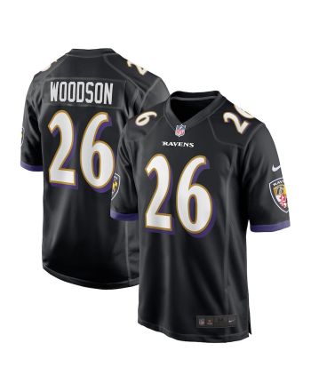 Rod Woodson 26 Baltimore Ravens Men Retired Jersey - Black