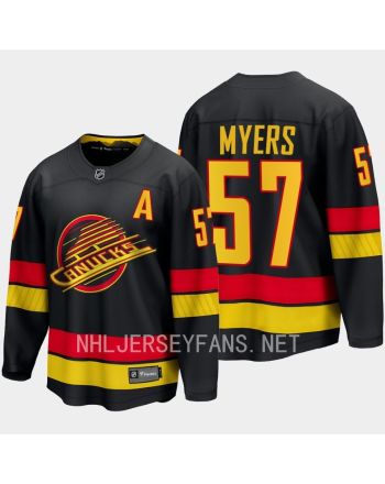 Vancouver Canucks Tyler Myers 57 2023-24 Alternate Jersey Breakaway Black