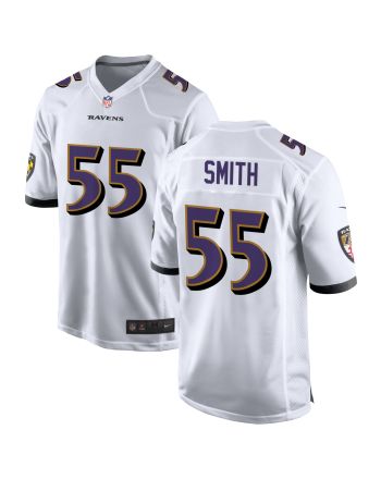 Baltimore Ravens Za'Darius Smith 55 Game Jersey - White Jersey