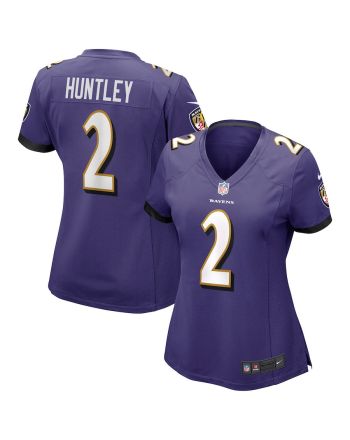 Tyler Huntley 2 Baltimore Ravens Women's Game Jersey - Purple