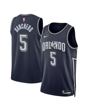 Paolo Banchero 5 Orlando Magic 2023/24 City Edition Swingman Jersey - Navy