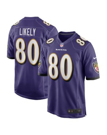 Isaiah Likely Baltimore Ravens Player Game Jersey - Purple