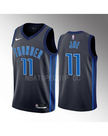 Isaiah Joe 11 2022-23 Oklahoma City Thunder Black Statement Edition Men Jersey Swingman