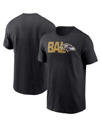 Baltimore Ravens Local Essential T-Shirt - Black