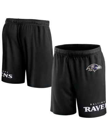 Baltimore Ravens Team Black Clincher Shorts - Men