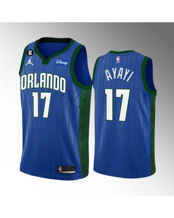 Orlando Magic Joel Ayayi 17 Statement Edition Blue 2022-23 Jersey Swingman