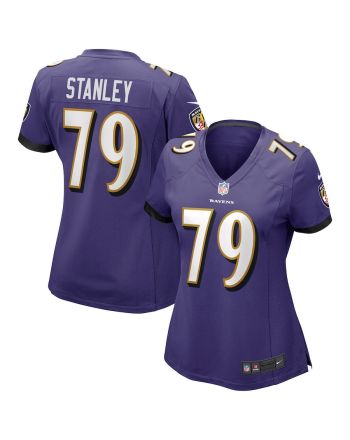 Ronnie Stanley 79 Baltimore Ravens Women's Game Jersey - Purple