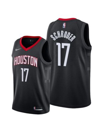 Dennis Schroder 17 Houston Rockets Statement Edition Black Jersey 2022 Trade - Men Jersey