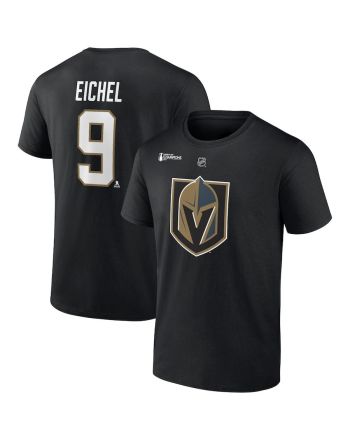 Jack Eichel Vegas Golden Knights 2023 Stanley Cup Champions Stack T-Shirt - Black