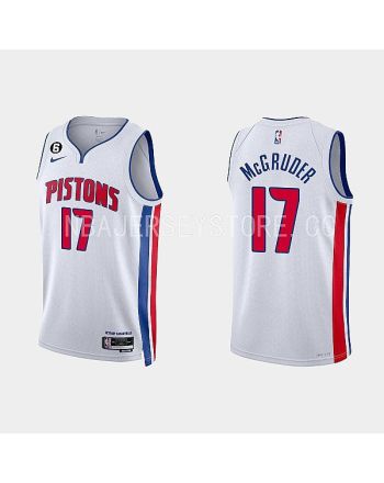 Detroit Pistons Rodney McGruder 17 2022-23 Association Edition White Men Jersey Swingman