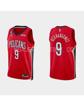 New Orleans Pelicans Willy Hernangomez 9 Red 2022-23 Statement Edition Men Jersey