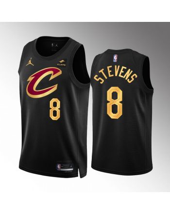 Cleveland Cavaliers Lamar Stevens 8 Statement Edition Black Jersey 2022-23 Swingman