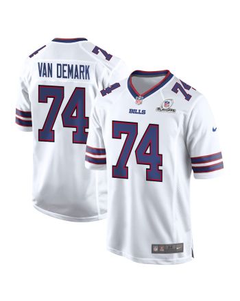 Ryan Van Demark 74 Buffalo Bills 2023 Playoffs Patch Game Men Jersey - White