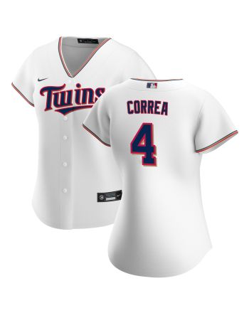 Carlos Correa 4 Minnesota Twins Women's Player Jersey - White Jersey