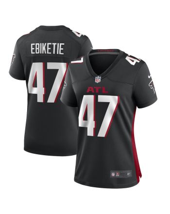 Arnold Ebiketie 47 Atlanta Falcons Game Women Jersey - Black