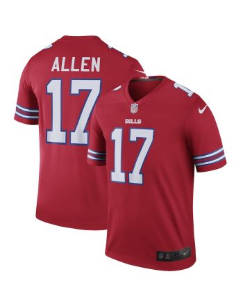 Josh Allen 17 Buffalo Bills Men Color Rush Legend Jersey - Red