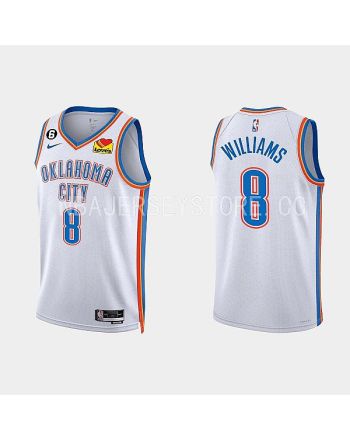 Oklahoma City Thunder Jalen Williams 8 2022-23 Association Edition White Men Jersey Swingman