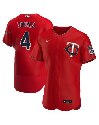 Minnesota Twins Carlos Correa 4 Alternate Player Jersey - Red Jersey