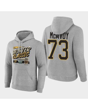 Charlie McAvoy 73 Boston Bruins 2022-23 Winter Hoodie Pullover