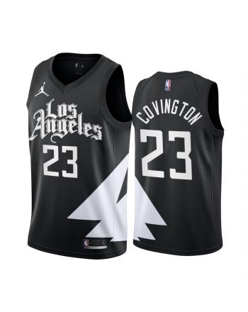 2022-23 Los Angeles Clippers Robert Covington 23 Black Statement Edition Jersey