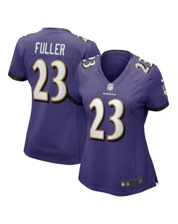 Kyle Fuller 23 Baltimore Ravens Women's Game Player Jersey - Purple