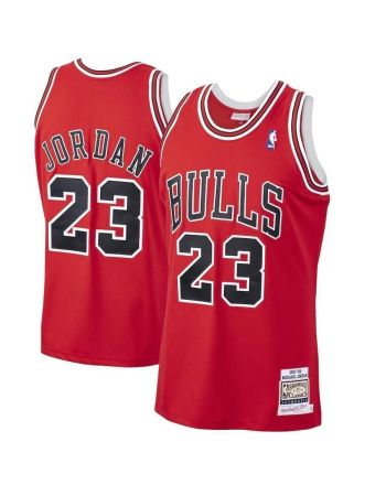 Michael Jordan Chicago Bulls Mitchell & Ness 1997-98 Hardwood Classics Player Jersey - Red