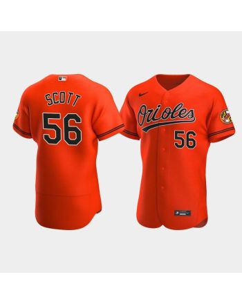 Tanner Scott 56 Baltimore Orioles Orange Alternate Jersey Jersey