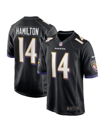 Kyle Hamilton Baltimore Ravens 2022 NFL Draft First Round Pick Game Jersey - Black