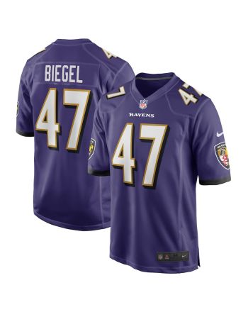 Vince Biegel Baltimore Ravens Player Game Jersey - Purple