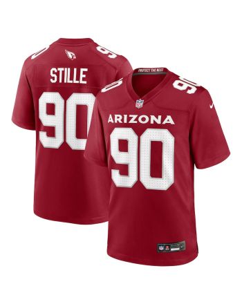 Ben Stille 90 Arizona Cardinals Men Team Game Jersey - Cardinal